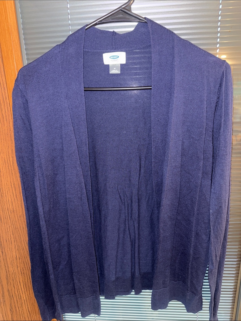 Old Navy Navy Open-Front Lightweight Cardigan